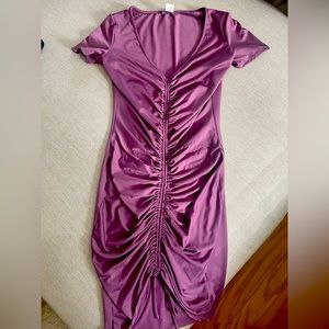 Mauve/Purple Stretch Mini Dress 💕
